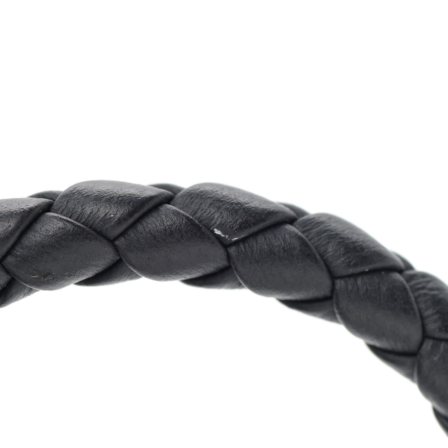 John Hardy Sterling Silver Leather 8mm Braided Bamboo Station Bracelet Black 7 of 7