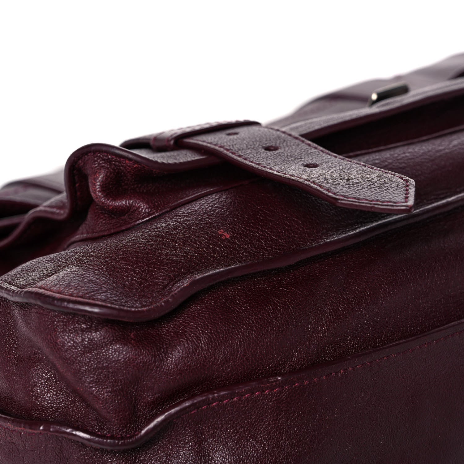 Proenza Schouler Lambskin PS1 Large Satchel Oxblood 10 of 12