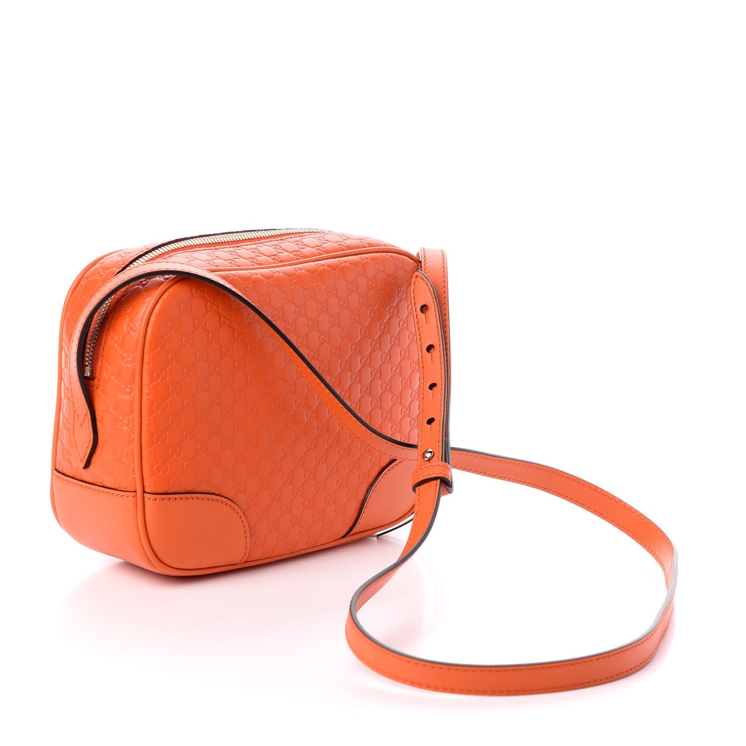 Gucci Soft Microguccissima Mini Bree Messenger Bag Sun Orange 3 of 9