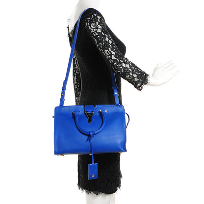 Saint Laurent Calfskin Small Classic Y Cabas Royal Blue 2 of 8