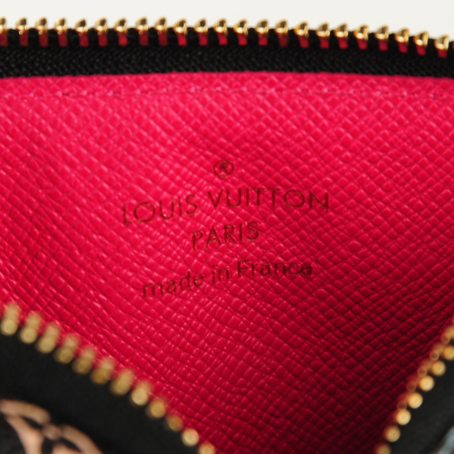 Monogram Multicolor Key Pouch Black