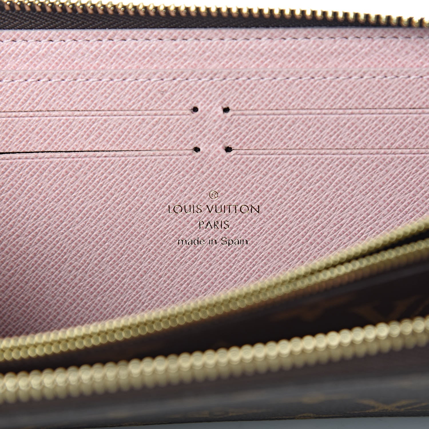 Louis Vuitton Monogram Clemence Wallet Rose Ballerine 5 of 7