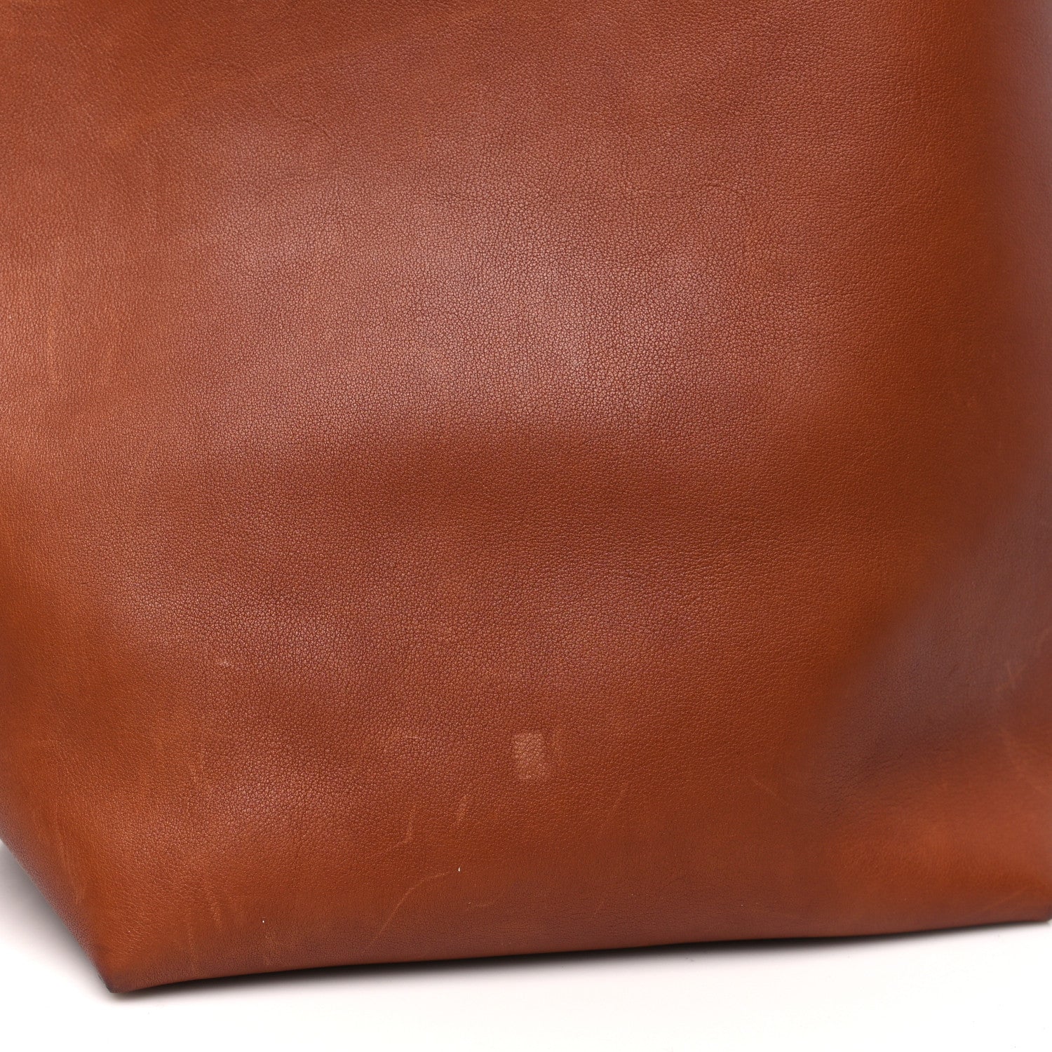 The Row Polished Saddle Calfskin Large N/S Park Tote Cuir 13 of 13