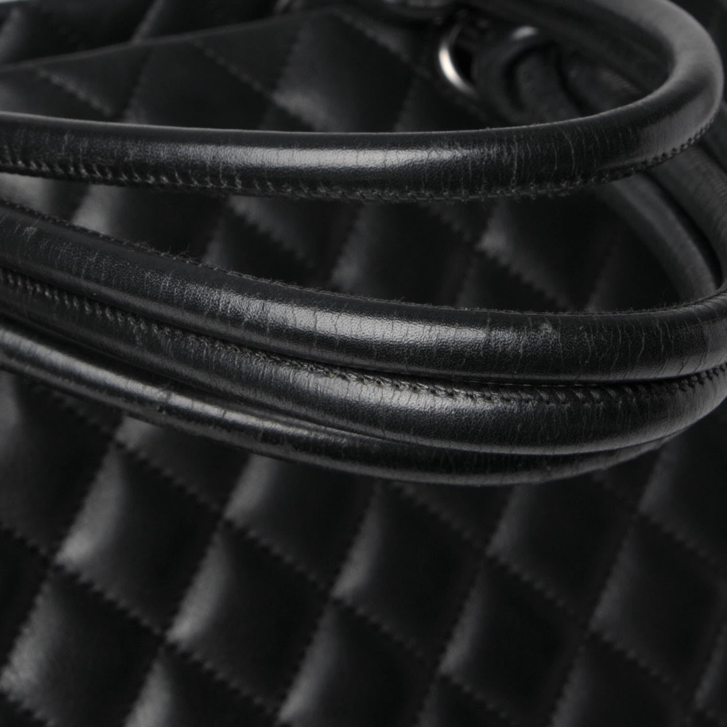 Chanel Calfskin Quilted Large Cambon Tote Black 4 of 4