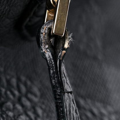 Burberry Heritage Grain Check Embossed Medium Dewsbury Tote Black 19 of 19