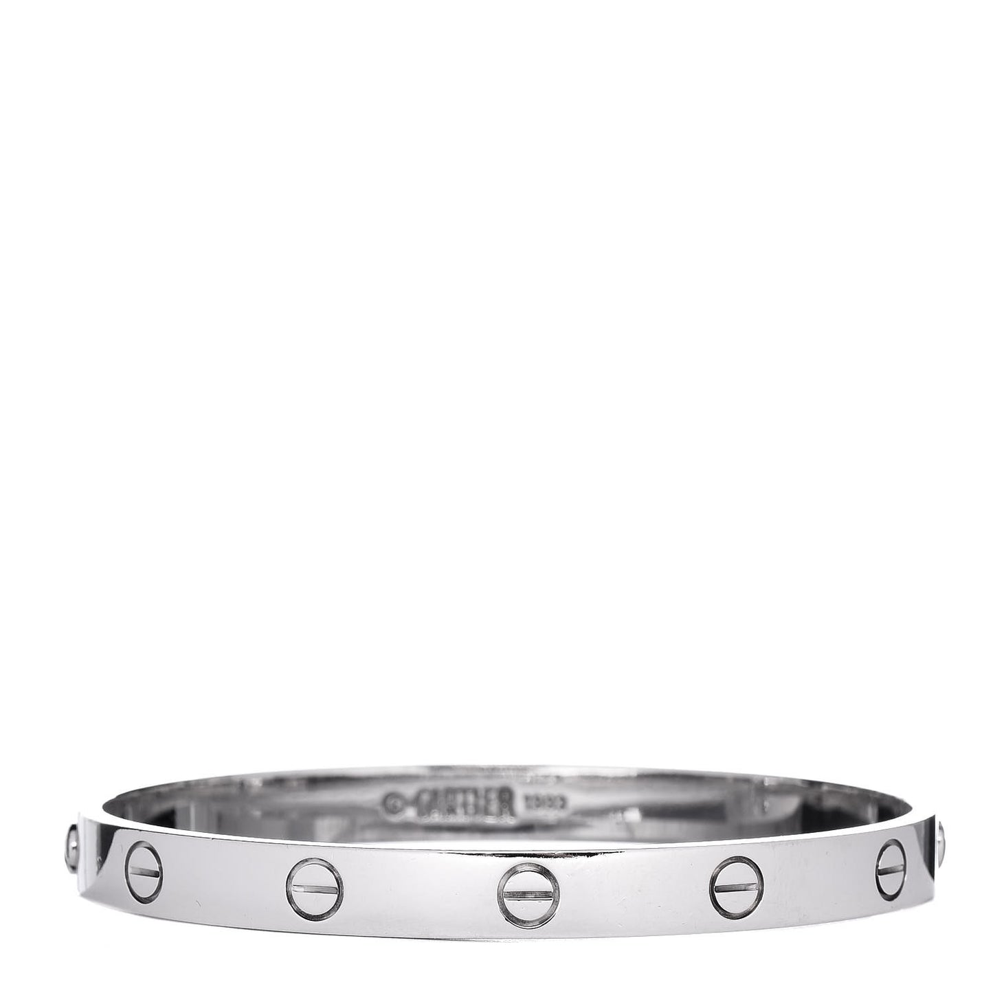 18K White Gold LOVE Bracelet 18