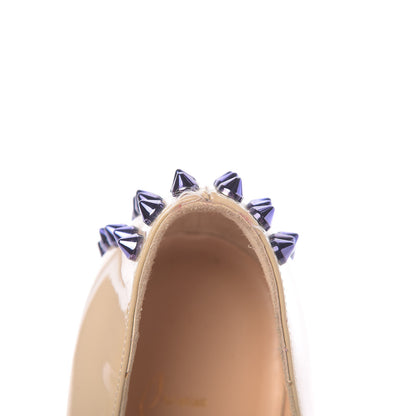 Christian Louboutin Patent Studded Zappa 100 Pumps 36 Beige 15 of 15