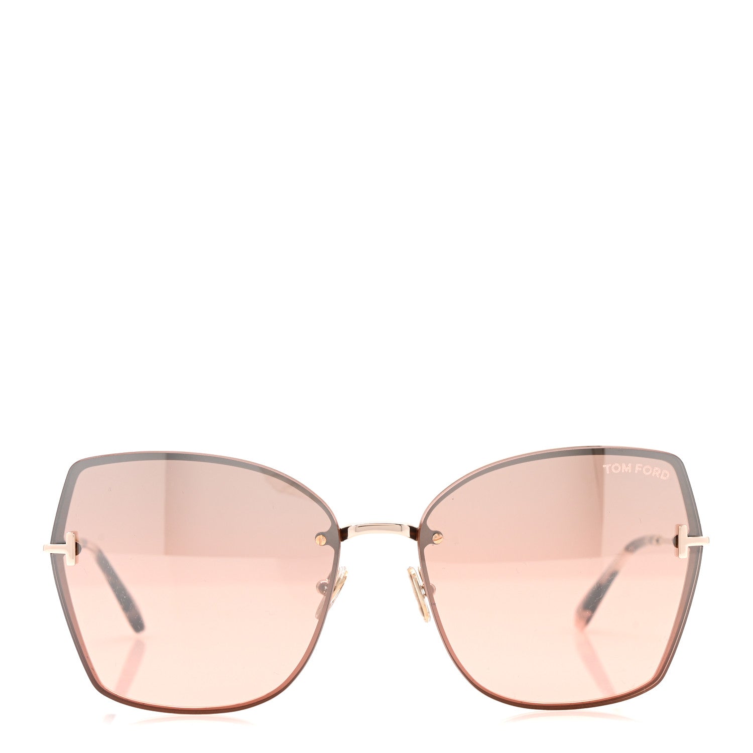 Tom Ford Metal Nickie Sunglasses TF1107 Gold 2 of 7