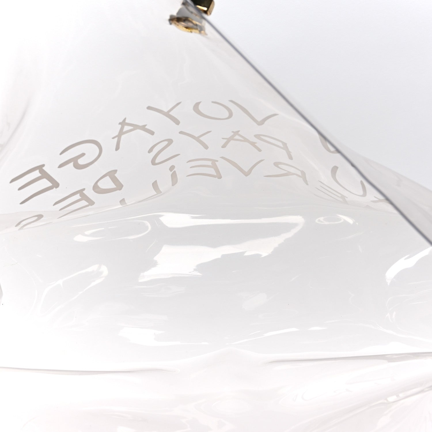 Hermes Vinyl Souvenir De L'Exposition Kelly Transparent 5 of 9