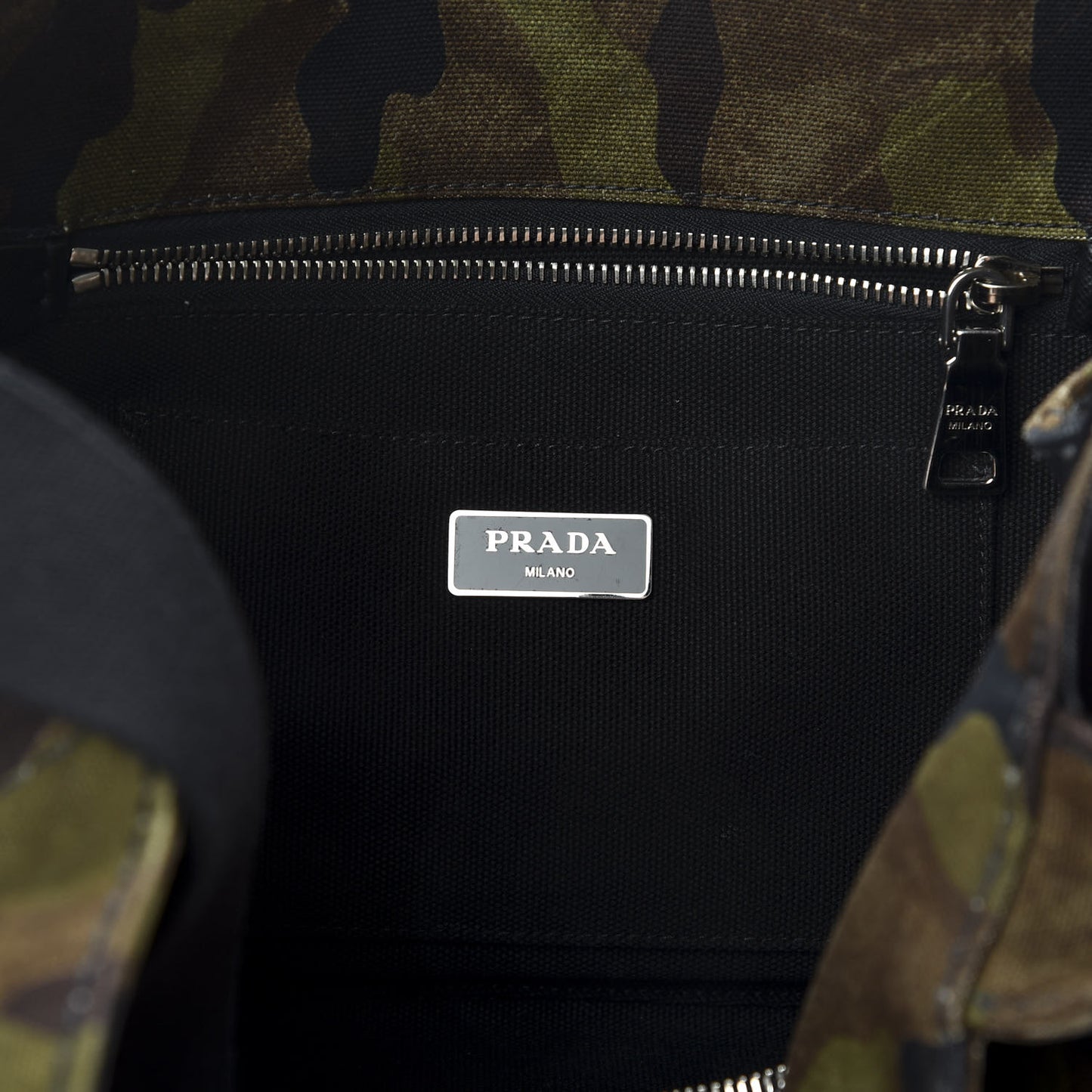 Canapa Camouflage Tote Mimetico