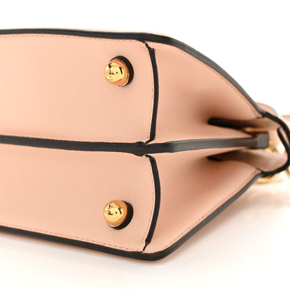Fendi Shiny Nappa Plexiglass Petite Peekaboo I SEE U Satchel Light Rose 11 of 12