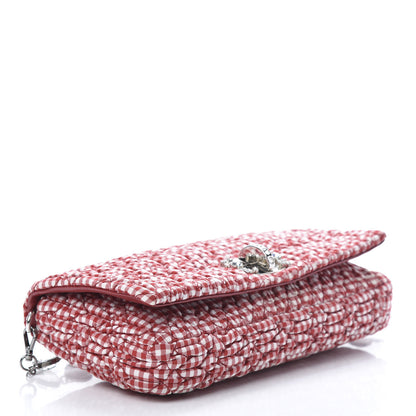 Miu Miu Vichy Crystal Flap Shoulder Bag Rosso 4 of 11