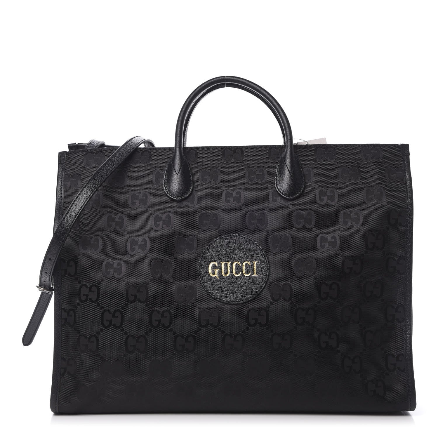 Gucci Econyl Nylon Monogram Large Off The Grid Tote Bag Black 1 of 10