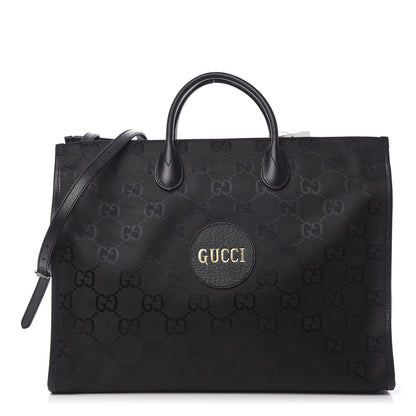 Gucci Econyl Nylon Monogram Large Off The Grid Tote Bag Black 1 of 10