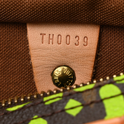 Louis Vuitton Monogram Graffiti Speedy 30 Green 7 of 10