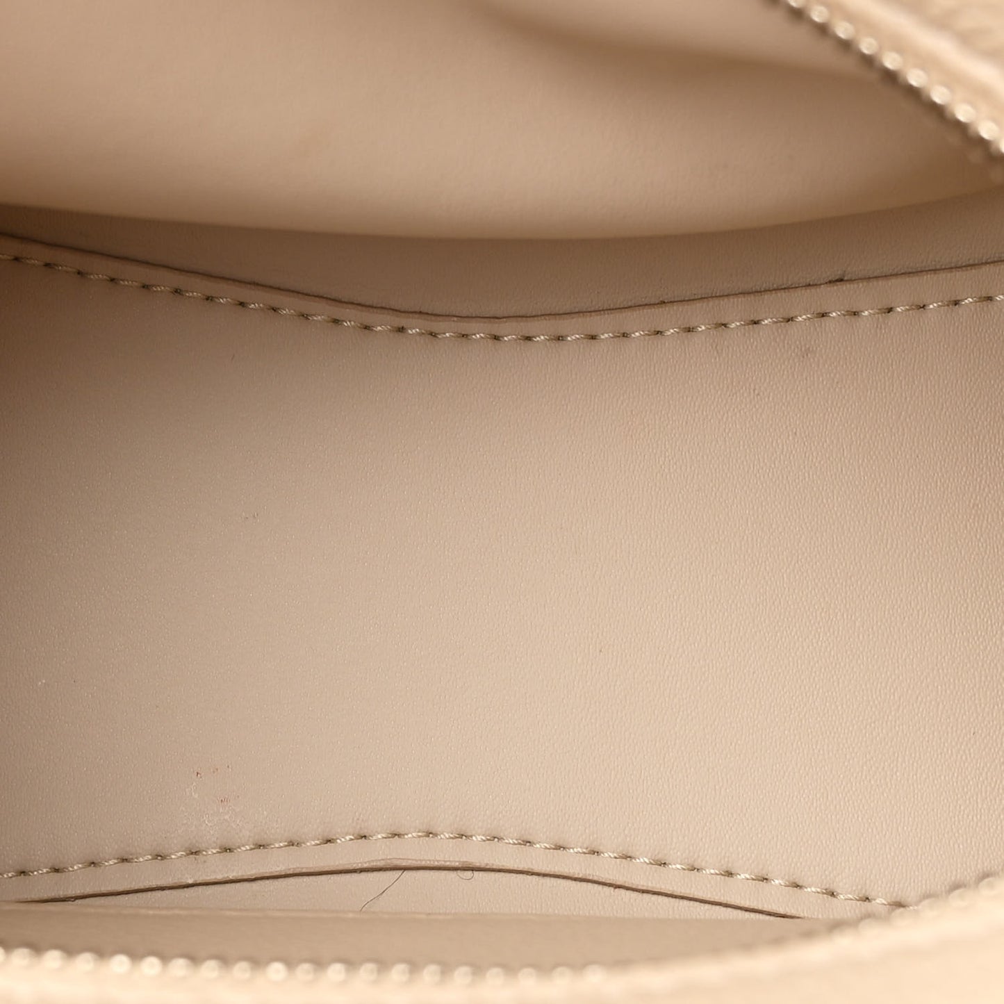 Grained Calfskin Neo Classic Silver Hardware Mini City Cream