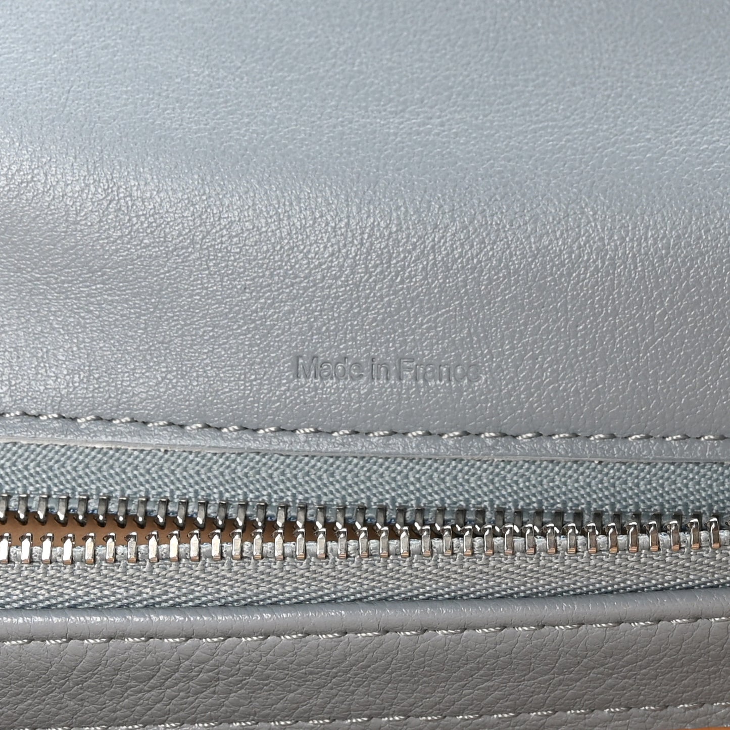 Calfskin GM Tempete Satchel Light Blue