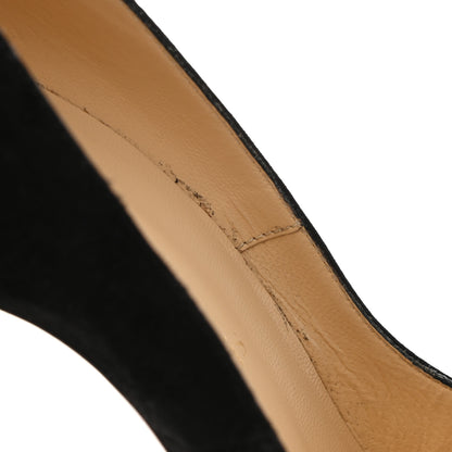 Christian Louboutin Suede Pigalle Plato 120 Pumps 39 Black 9 of 9