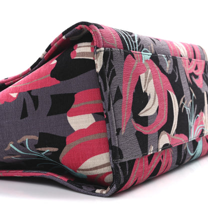 Chanel Velvet Calfskin Medium Deauville Tote Pink Multicolor 10 of 11