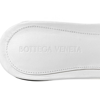Bottega Veneta Nappa Matelasse Padded Flat Sandals 36.5 Optic White 7 of 8