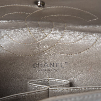 Chanel Metallic Aged Calfskin Quilted 2.55 Reissue 226 Flap Silver 6 of 17