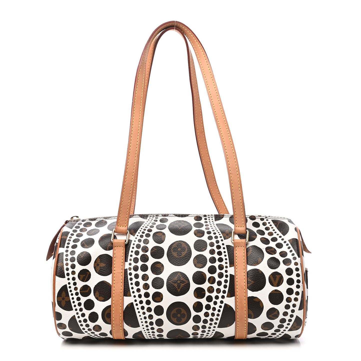 Monogram Kusama Pumpkin Dots Papillon 30 White