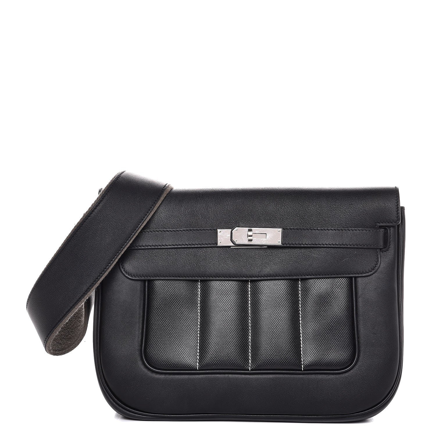Hermes Swift Grain d'H Sac Berline 28 Black 1 of 7