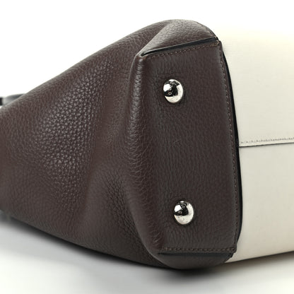 Louis Vuitton Taurillon Cuir Bi-Color Soft Lockit PM White 6 of 10