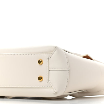 Bottega Veneta French Calfskin Maxi Intrecciato Small Arco Bianco 8 of 8