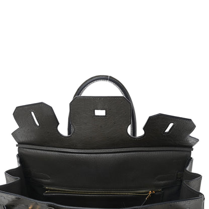 Hermes Ostrich Birkin 30 Vert Olive 14 of 32