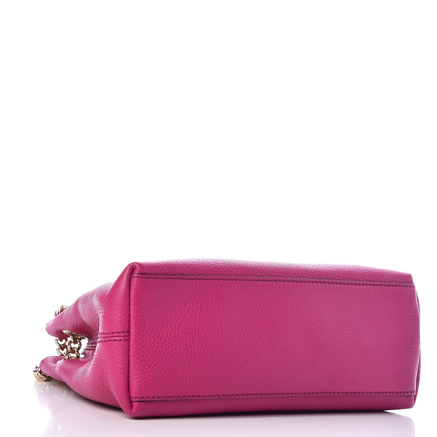 Gucci Cellarius Calfskin Small Soho Chain Shoulder Bag Bright Bouganville 4 of 9