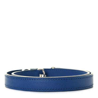 Hermes Calfskin Shoulder Strap Bleu Brighton 2 of 4