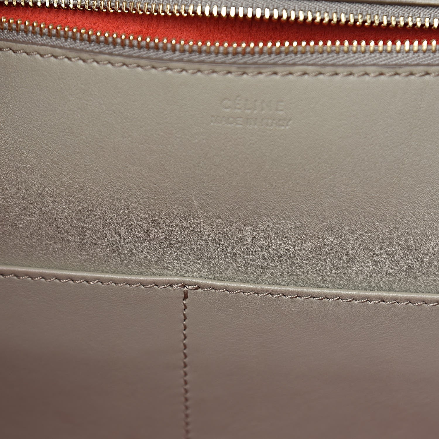 Celine Smooth Calfskin Mini Tie Knot Tote Light Taupe 9 of 20