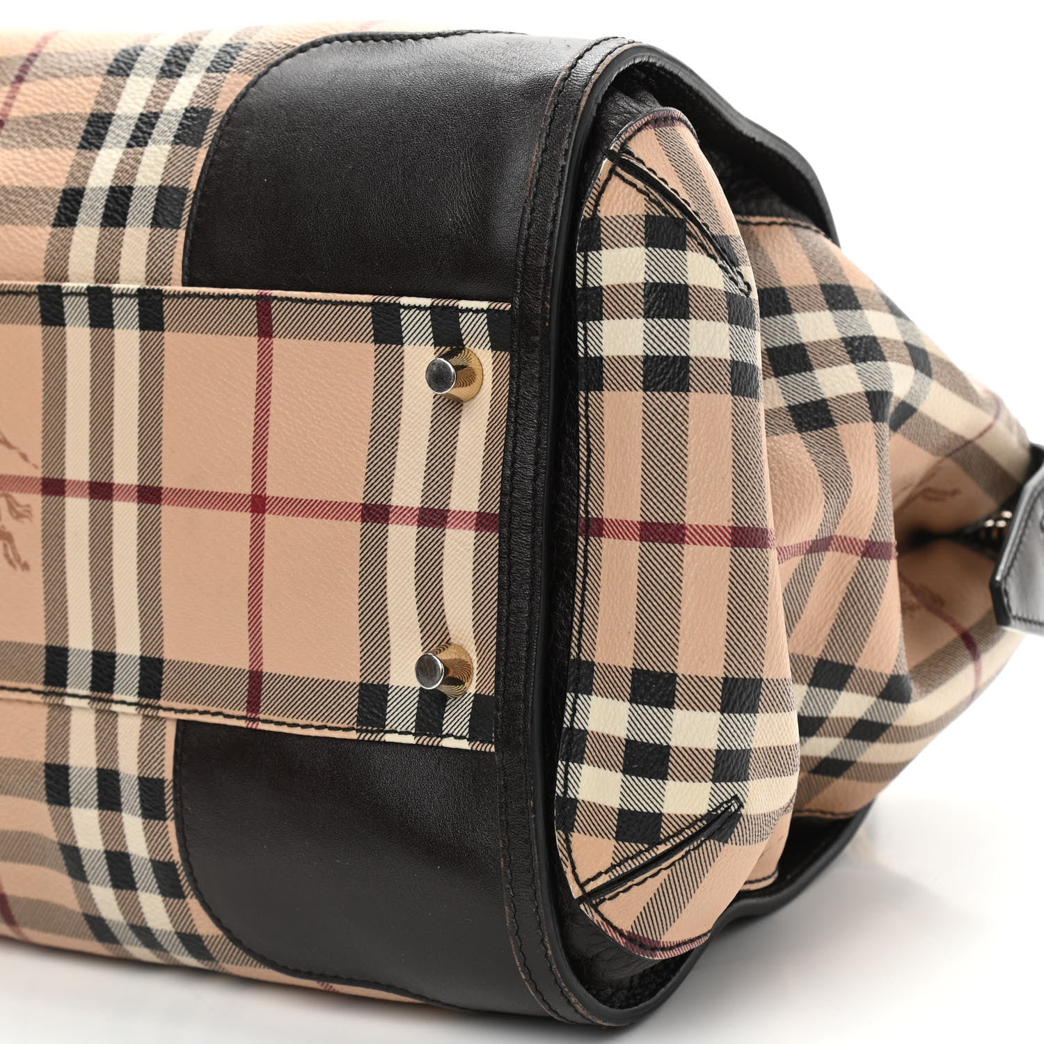 Burberry Haymarket Check Small Gladstone Chocolate 11 of 15