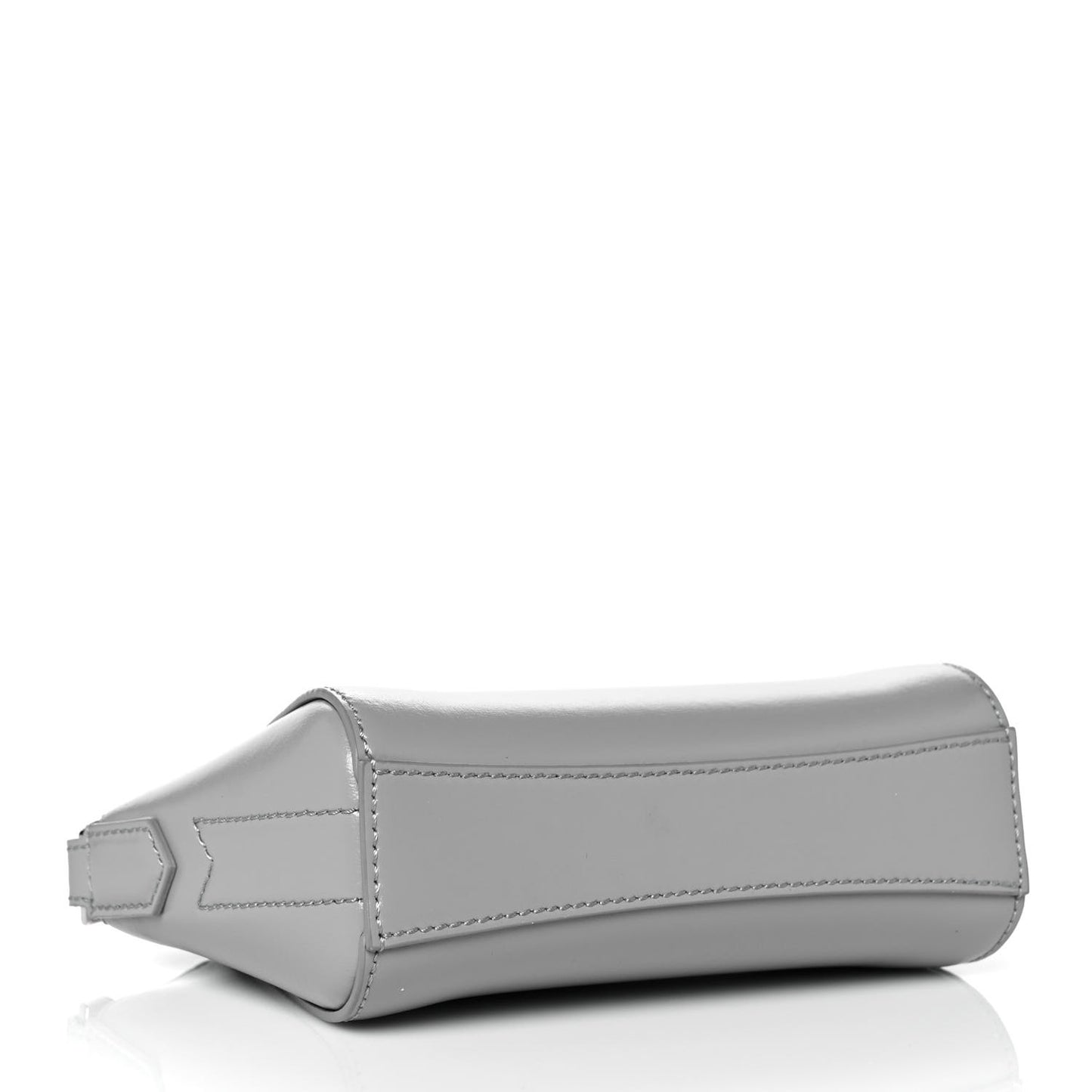 Sugar Goatskin Nano Antigona Pearl Grey