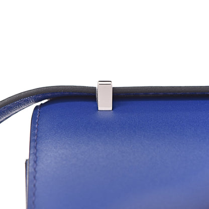 Hermes Tadelakt Constance 18 Bleu Electrique 16 of 23