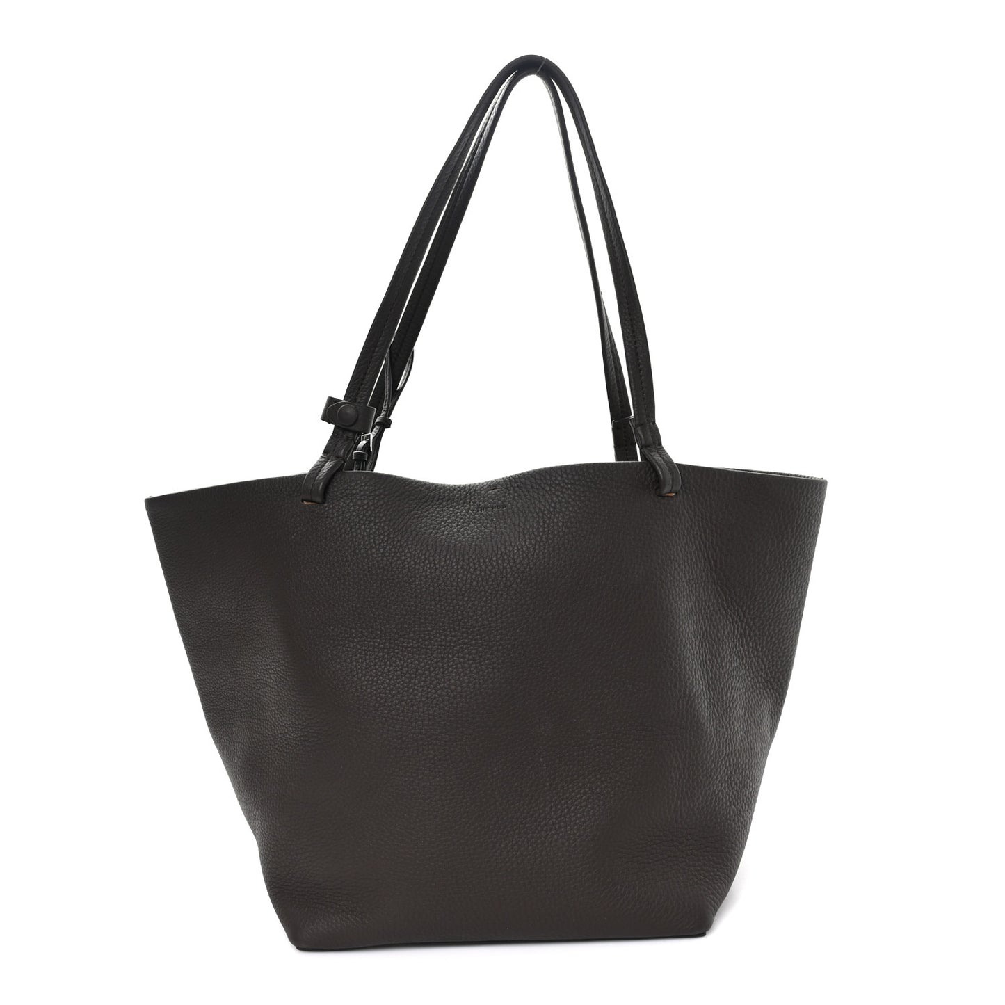 Grained Calfskin Park Tote Three Acajou Deep Brown