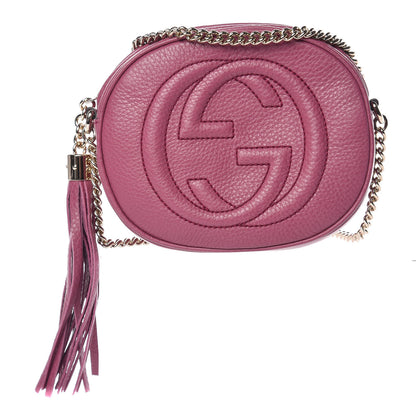 Gucci Cellarius Calfskin Mini Soho Chain Bag Peonia Flower 1 of 7