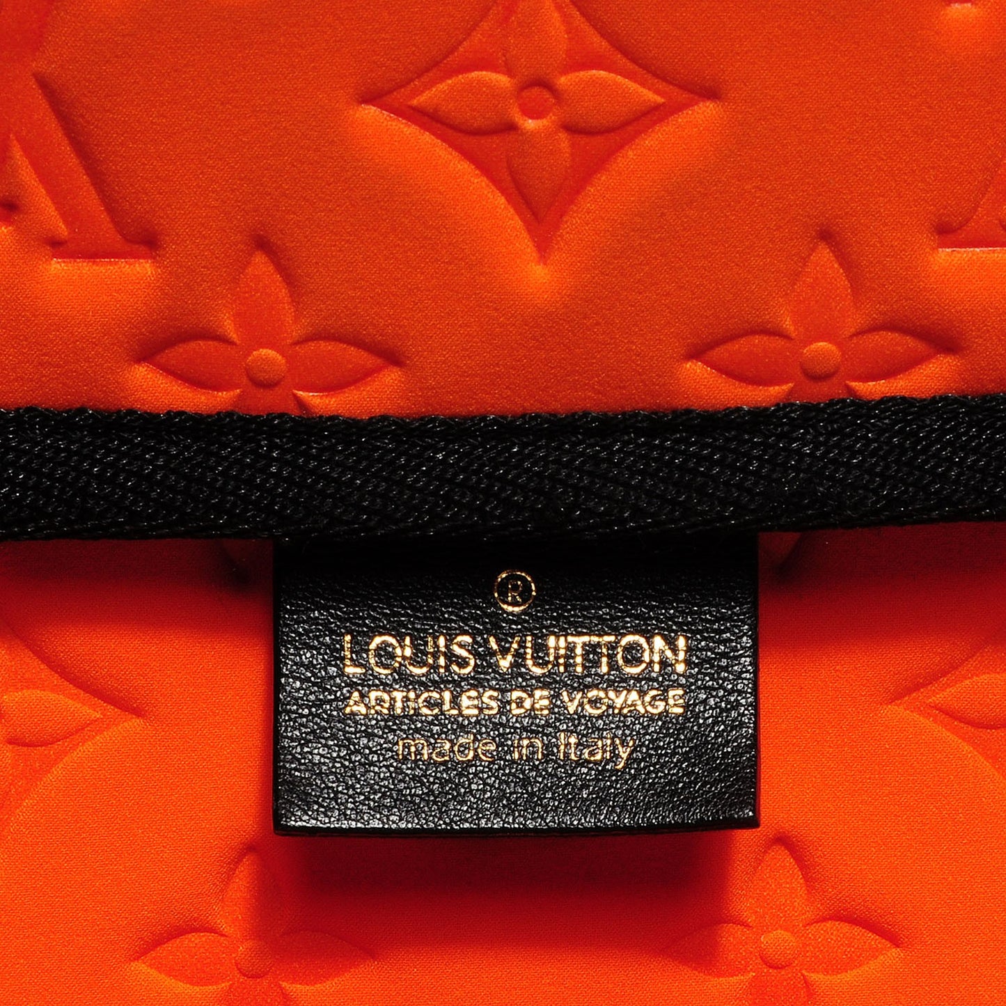 Neoprene Monogram Scuba GM Orange