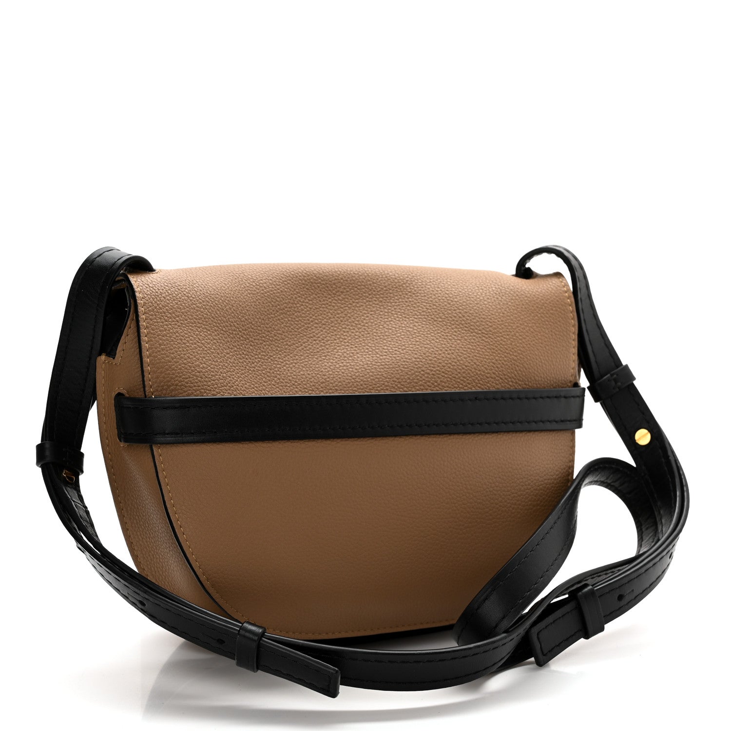 Loewe Grained Calfskin Small Gate Crossbody Bag Mocca Black 3 of 9