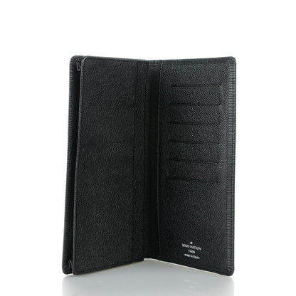 Louis Vuitton Epi Checkbook Organizer Wallet Black 5 of 7