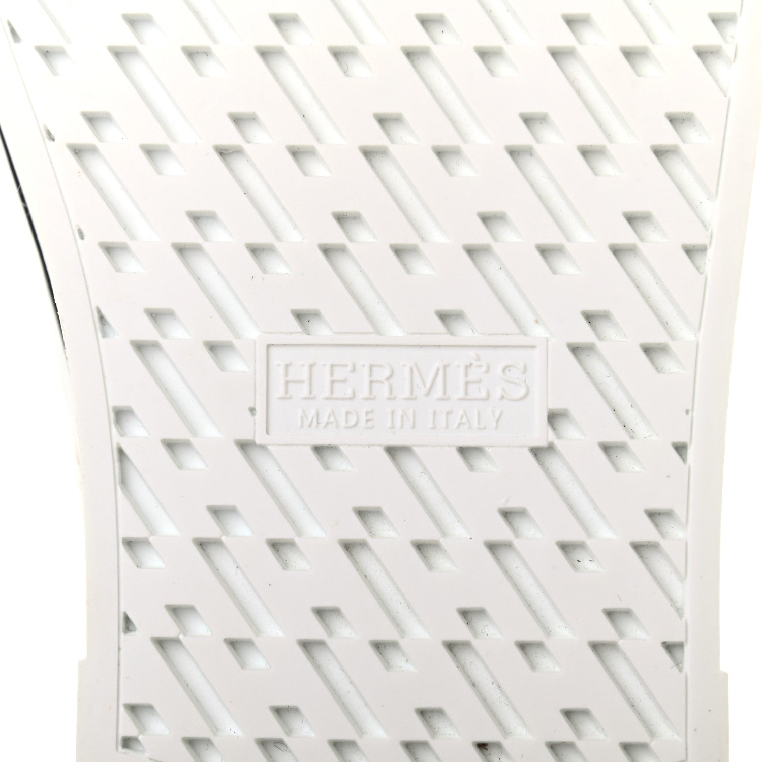 Hermes Calfskin Nappa Dare Sneakers 37.5 White Rose Dore 6 of 8