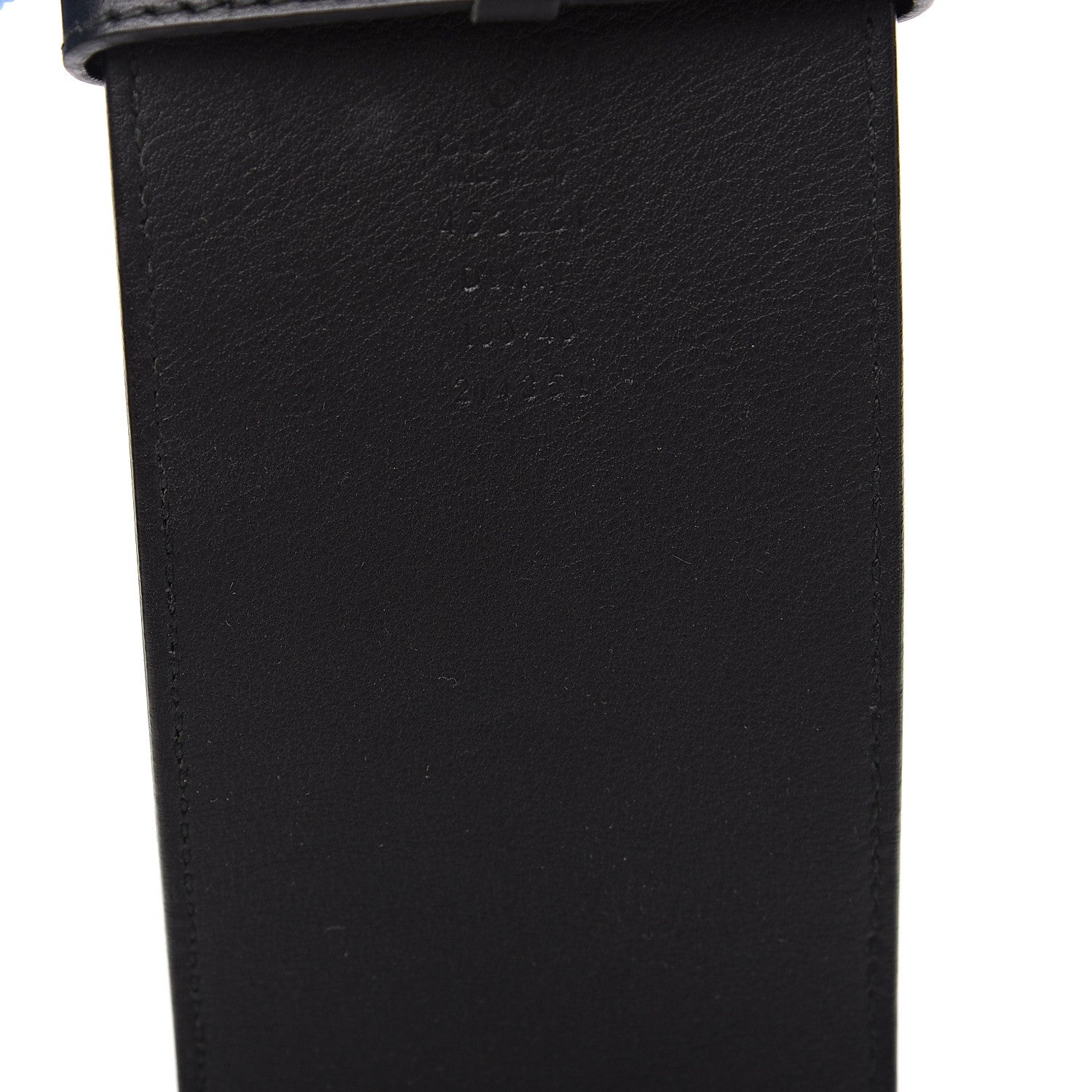 Gucci Moon Calfskin Pearl Double G 70mm Belt 100 40 Black Cream 5 of 5
