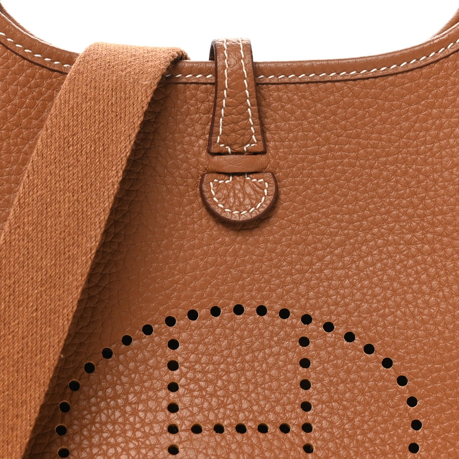 Hermes Taurillon Clemence Evelyne TPM Gold 8 of 10