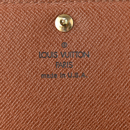 Louis Vuitton Monogram Porte-Monnaie Tresor Wallet 6 of 8