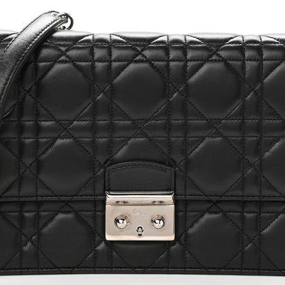 Christian Dior Lambskin Cannage Miss Dior Promenade Pouch Black 11 of 11