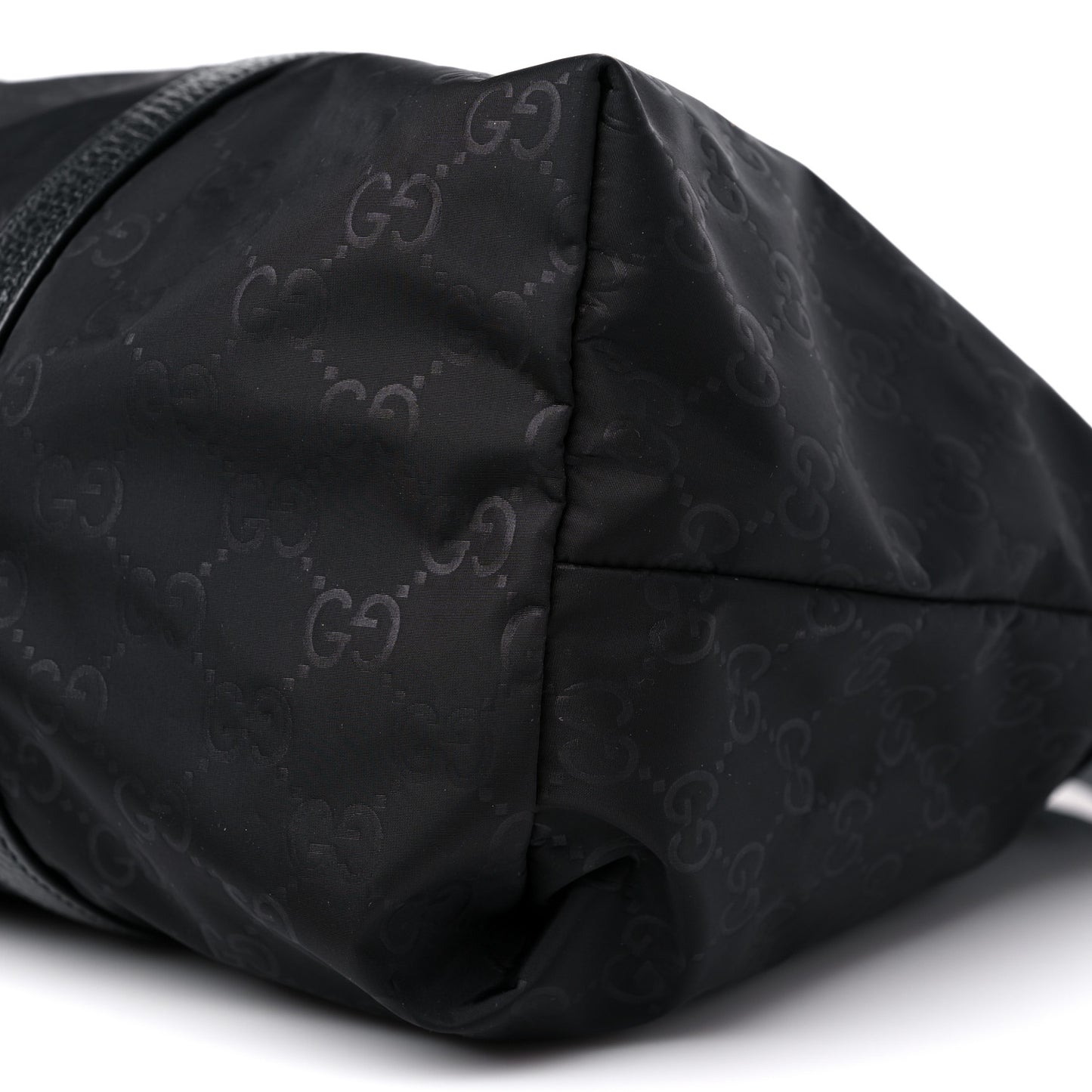 Nylon Monogram Tote Black