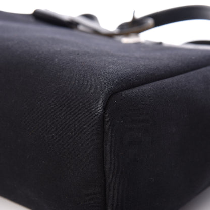 Hermes Toile Vache Calfskin Herbag 30 PM Black Natural 14 of 29
