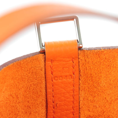 Hermes Taurillon Clemence Picotin Lock 18 PM Orange 7 of 7
