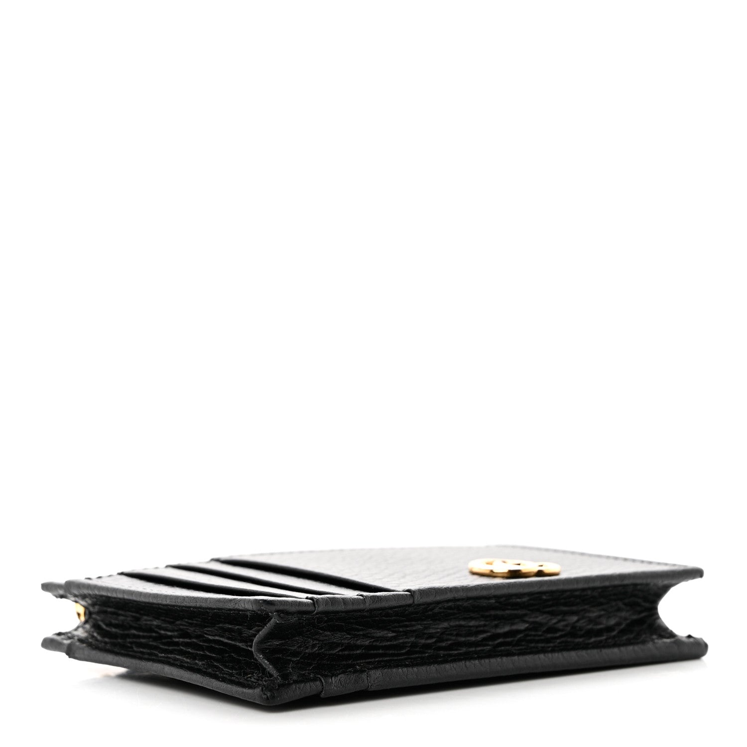 Gucci Dollar Calfskin GG Marmont Coin Case Card Holder Black 4 of 7